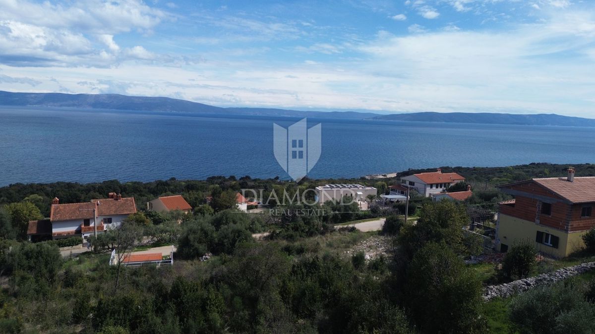 Rabac-Labin, dintorni, terreno edificabile con vista mare