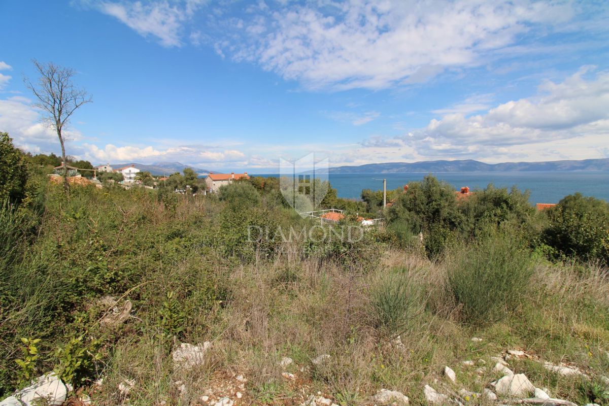 Rabac-Labin, dintorni, terreno edificabile con vista mare