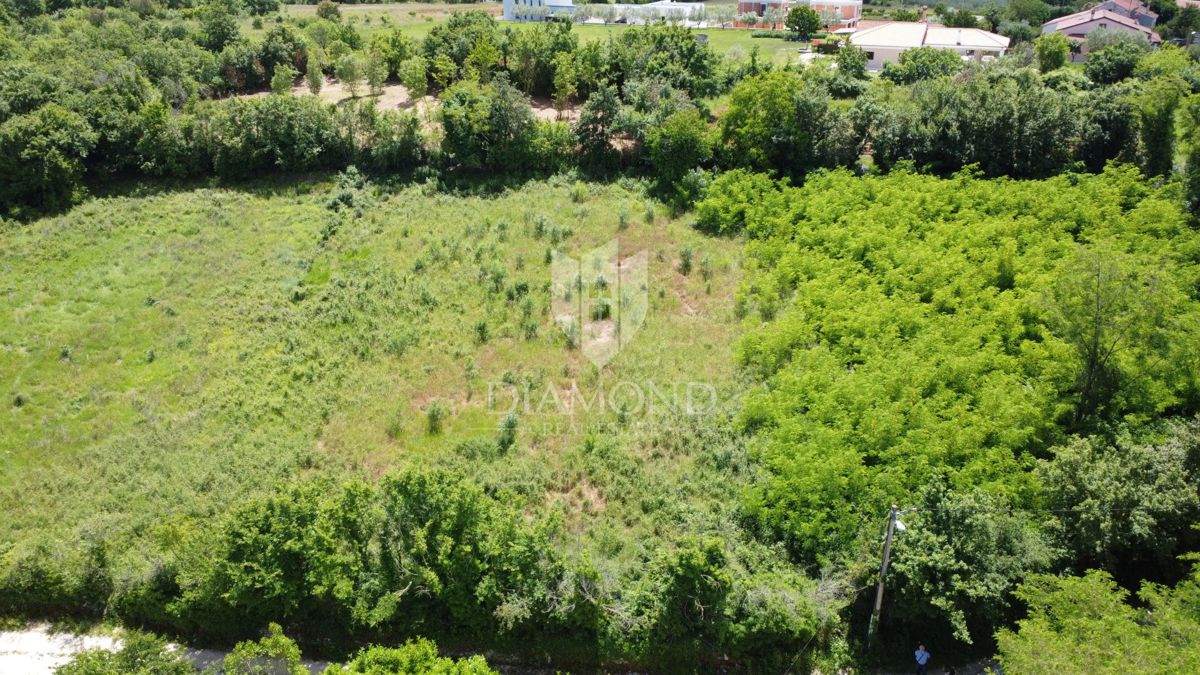 Poreč - Dintorni - Ottimo terreno edificabile di 2132 m² con progetto e permesso