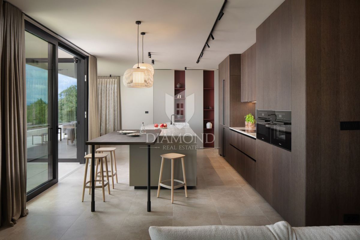 Rabac, Labin, bellissima nuova villa con vista mare