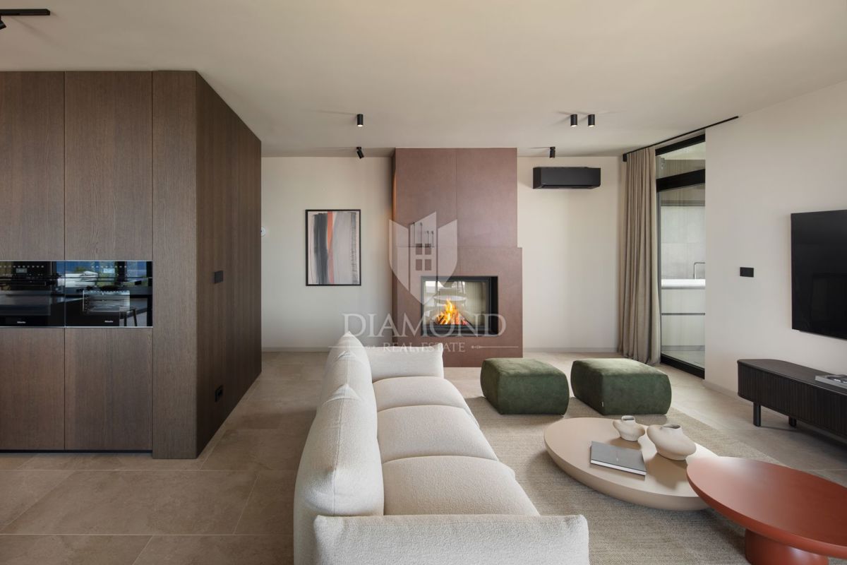 Rabac, Labin, bellissima nuova villa con vista mare