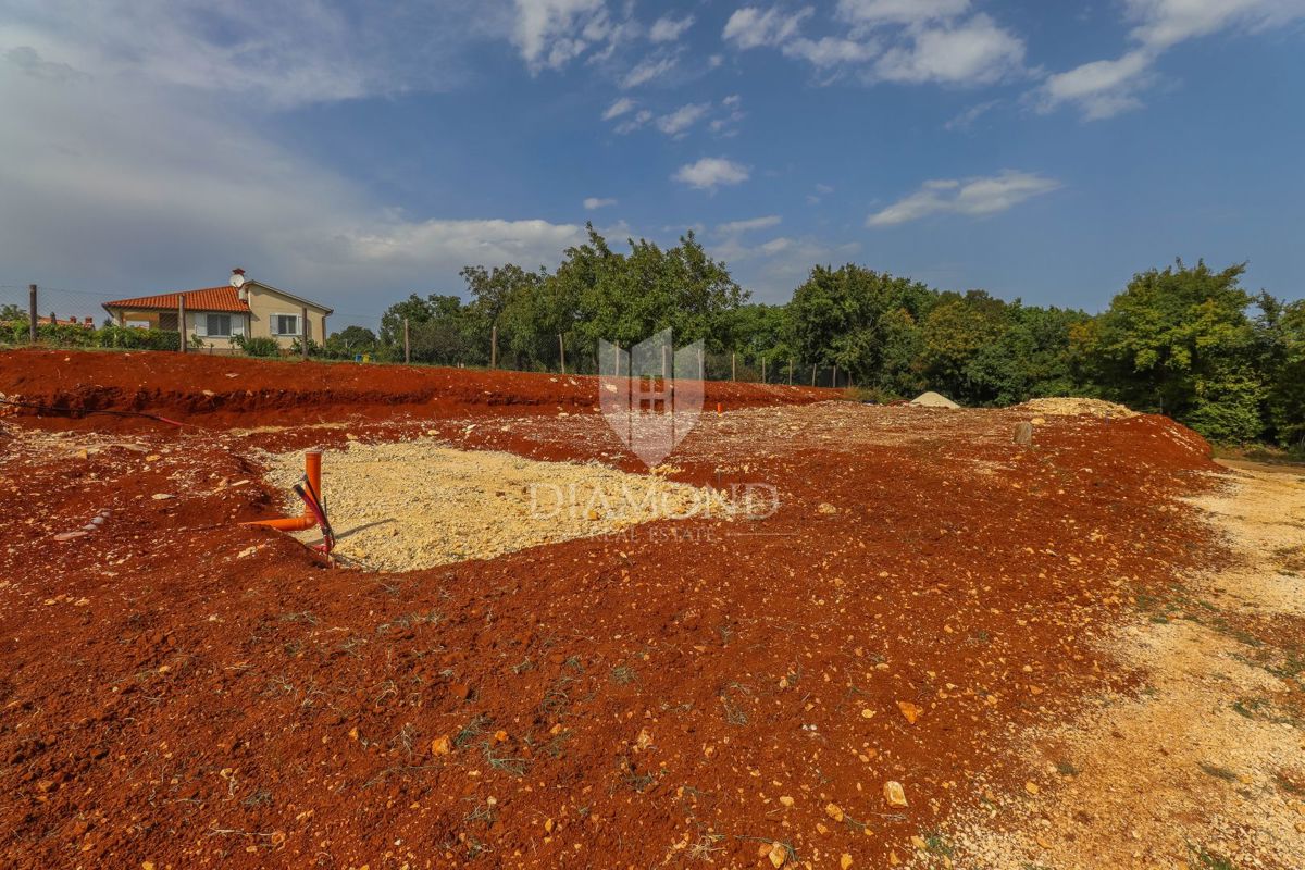 Barban, dintorni, terreno con progetto per oasi familiare