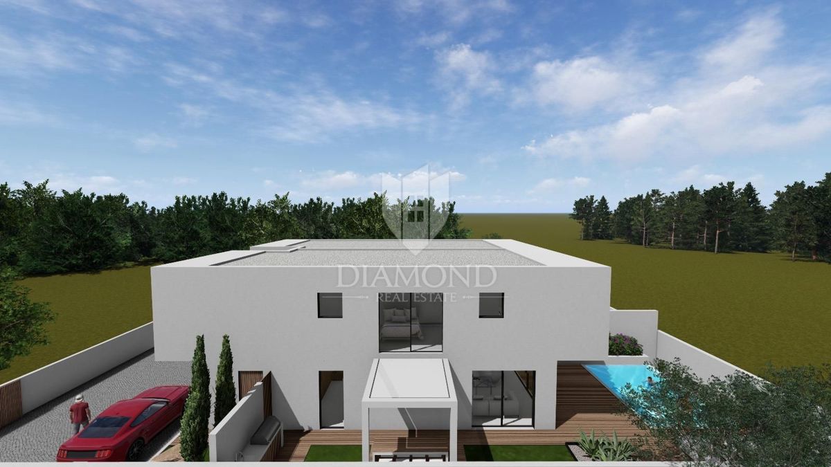 Umago, dintorni, bella casa bifamiliare di 100 m2 a pochi minuti dalla città