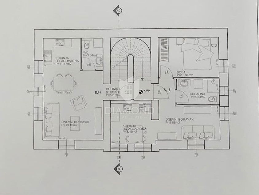 Buje, casa in pietra con 4 appartamenti, ideale come investimento!
