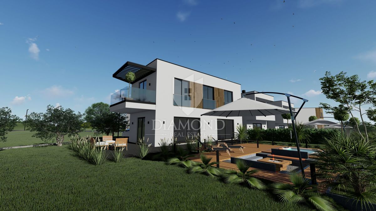 Parenzo, casa moderna in costruzione in una posizione attraente