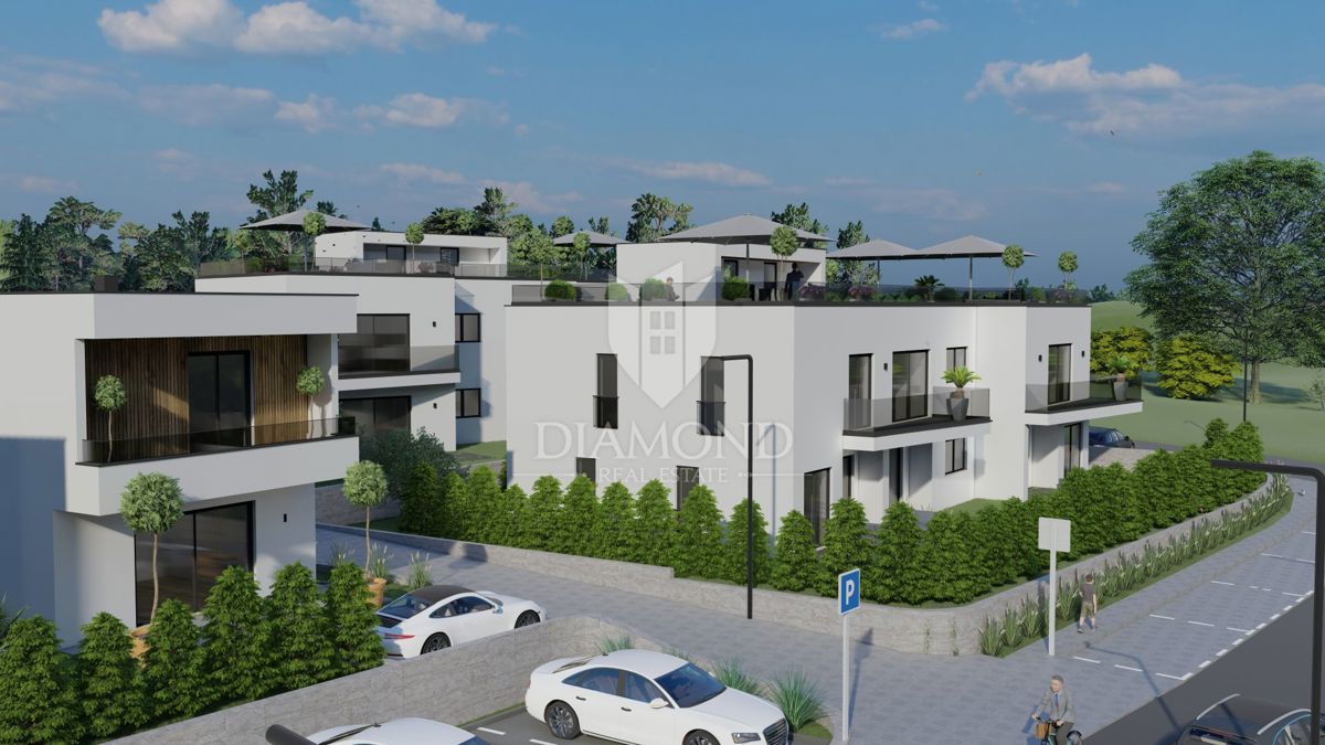 Parenzo, casa moderna in costruzione in una posizione attraente