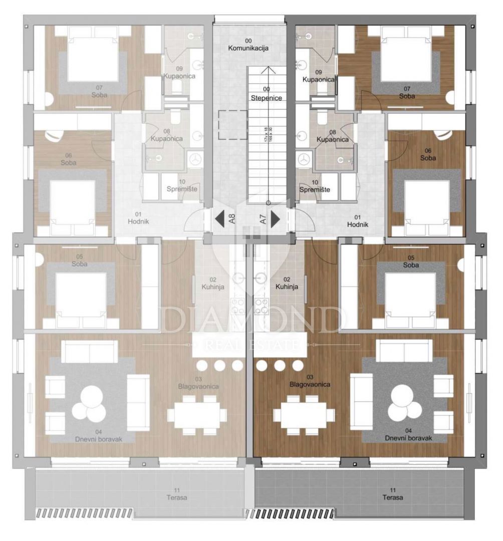 Appartamento Labin, 112,15m2