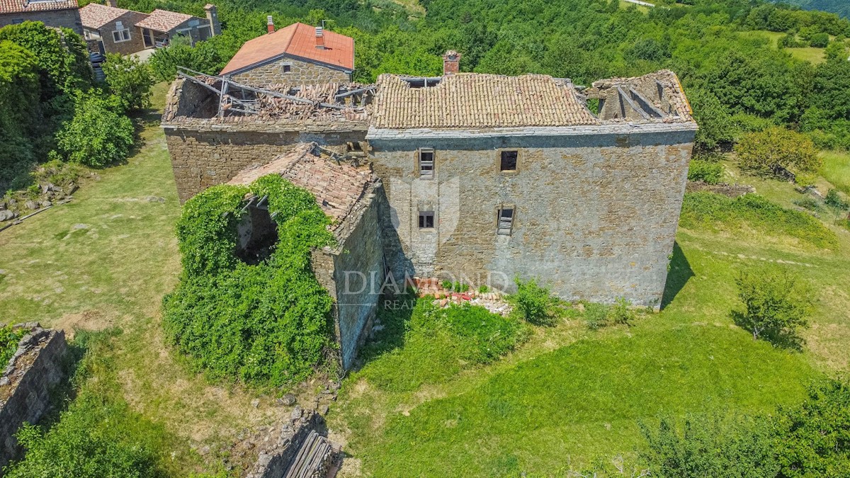 Momiano, dintorni! Rudere da ristrutturare con vista panoramica sul mare!