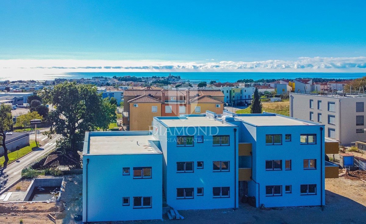 Cittanova, nuovo edificio! Appartamento al piano terra con giardino!