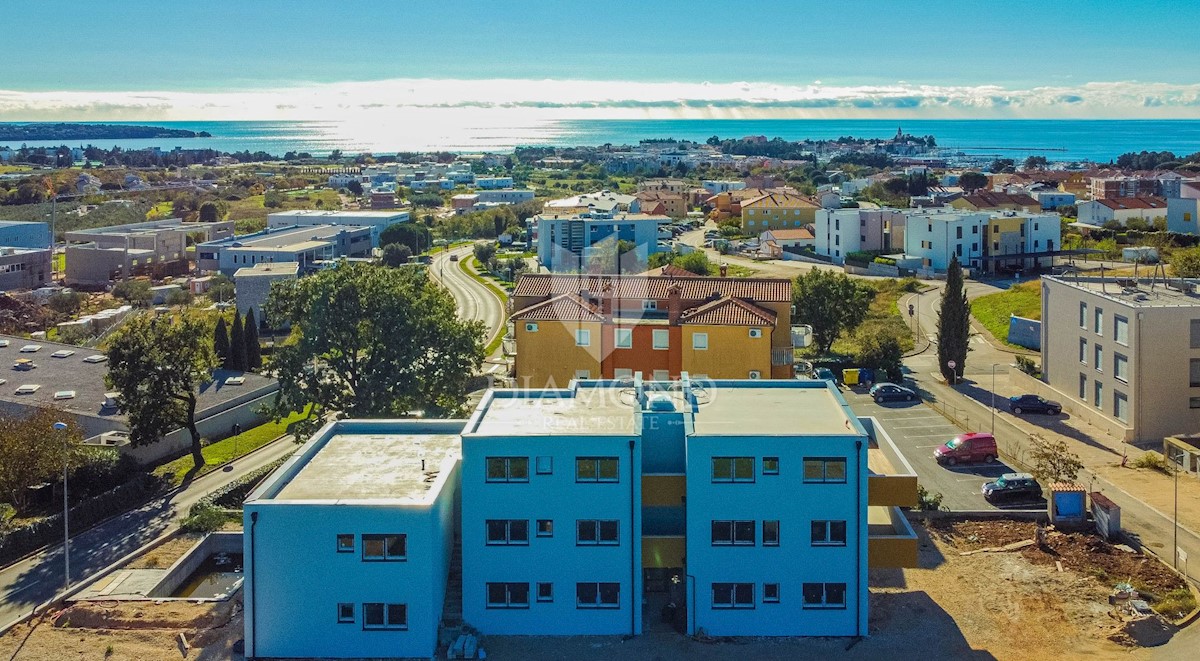 Cittanova, nuovo edificio! Appartamento al piano terra con giardino!