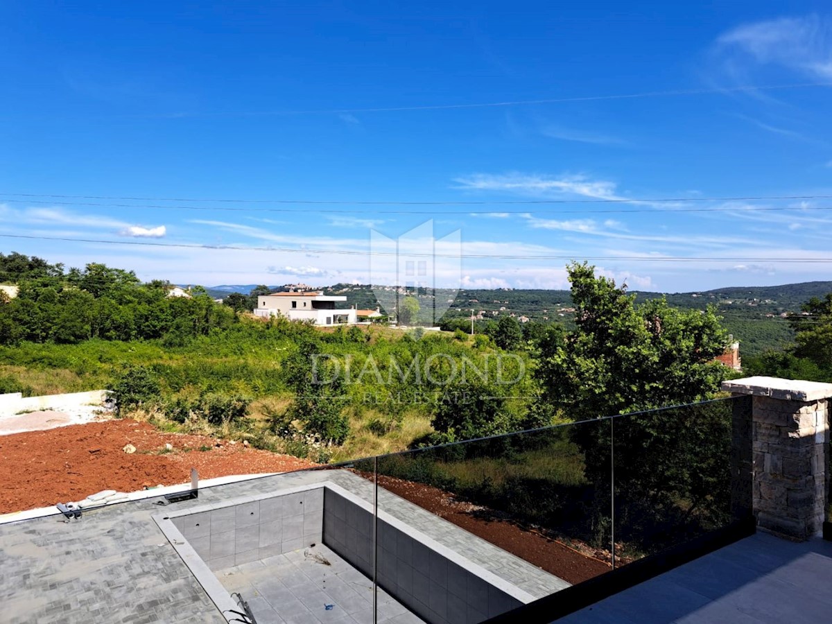 Labin, dintorni, casa vacanze di nuova costruzione con piscina