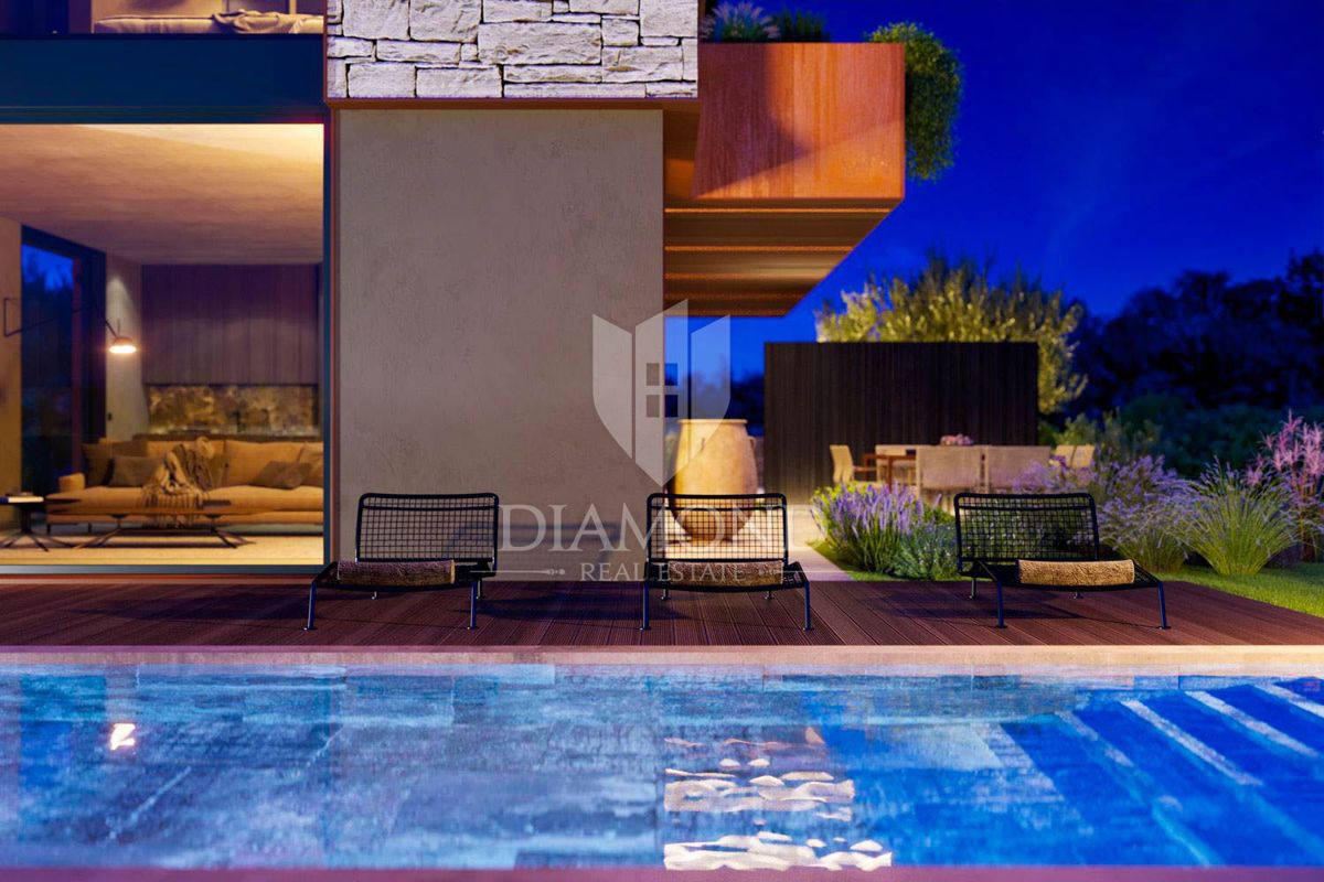 Bale, dintorni, casa di design in costruzione