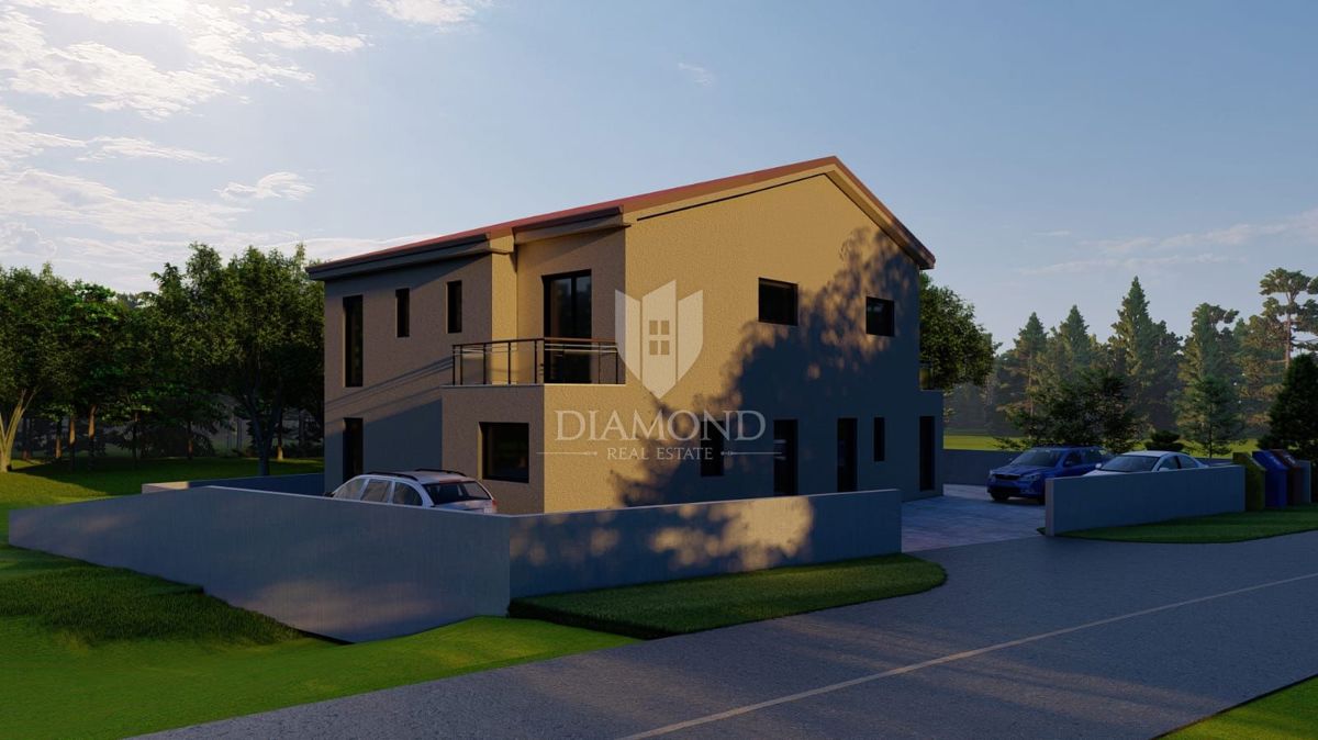 Momiano, dintorni! Una bella casa con piscina in costruzione!