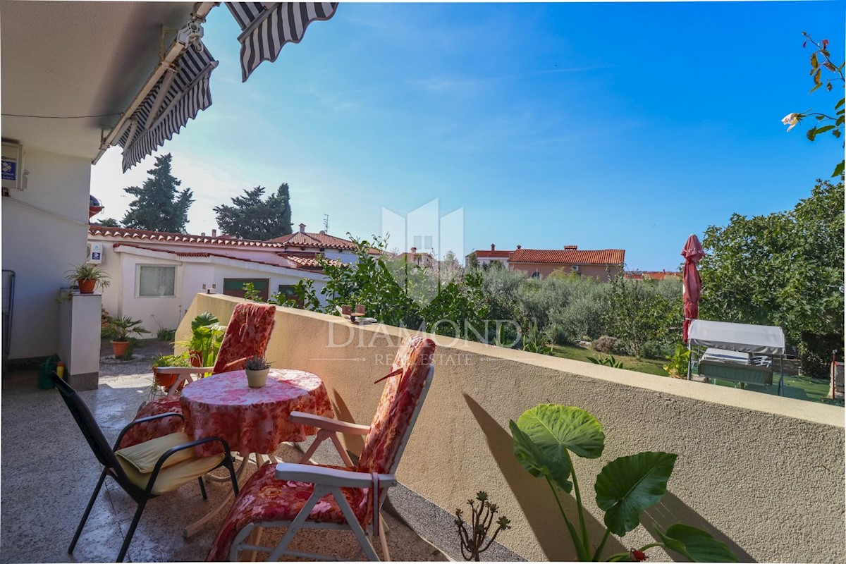 Cassa imersa nel verde con vista sul mare nel centro di Medolino!