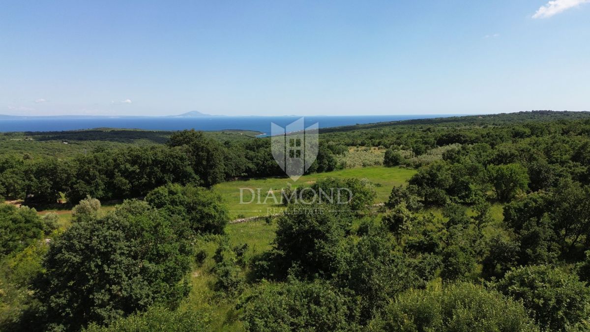 Marčana, dintorni, terreno edificabile-agricolo vicino al mare 