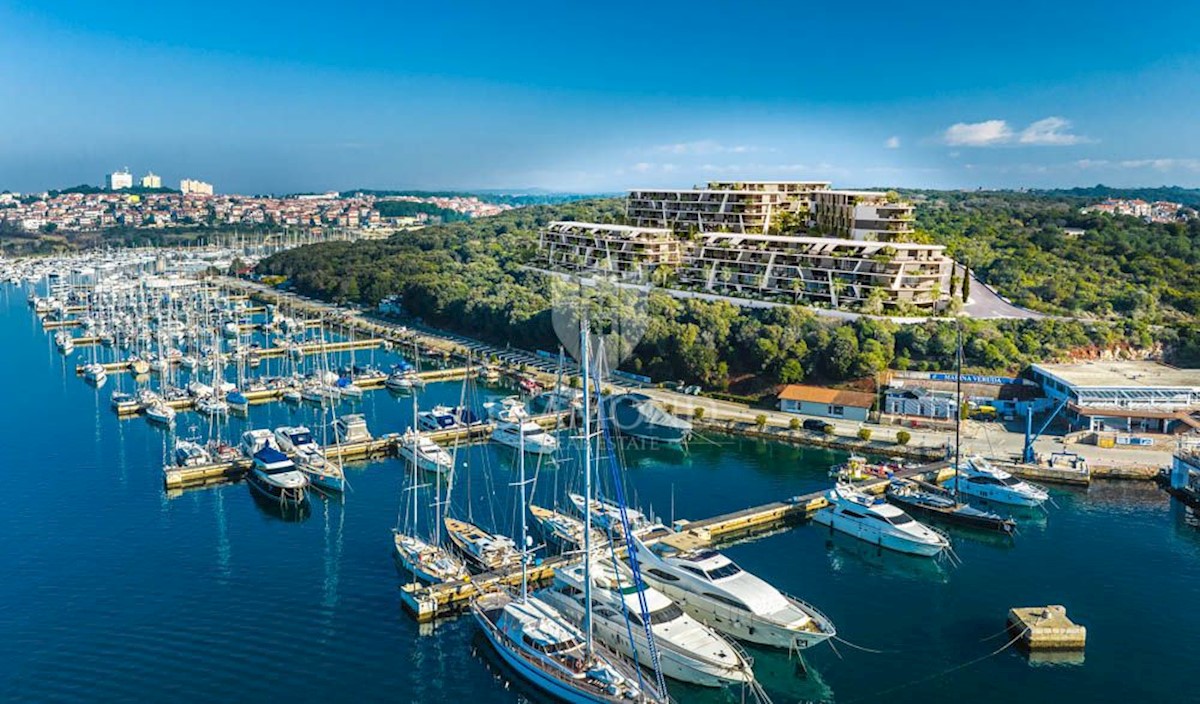 Pola, appartamento in un lussuoso edificio nuovo in riva al mare!