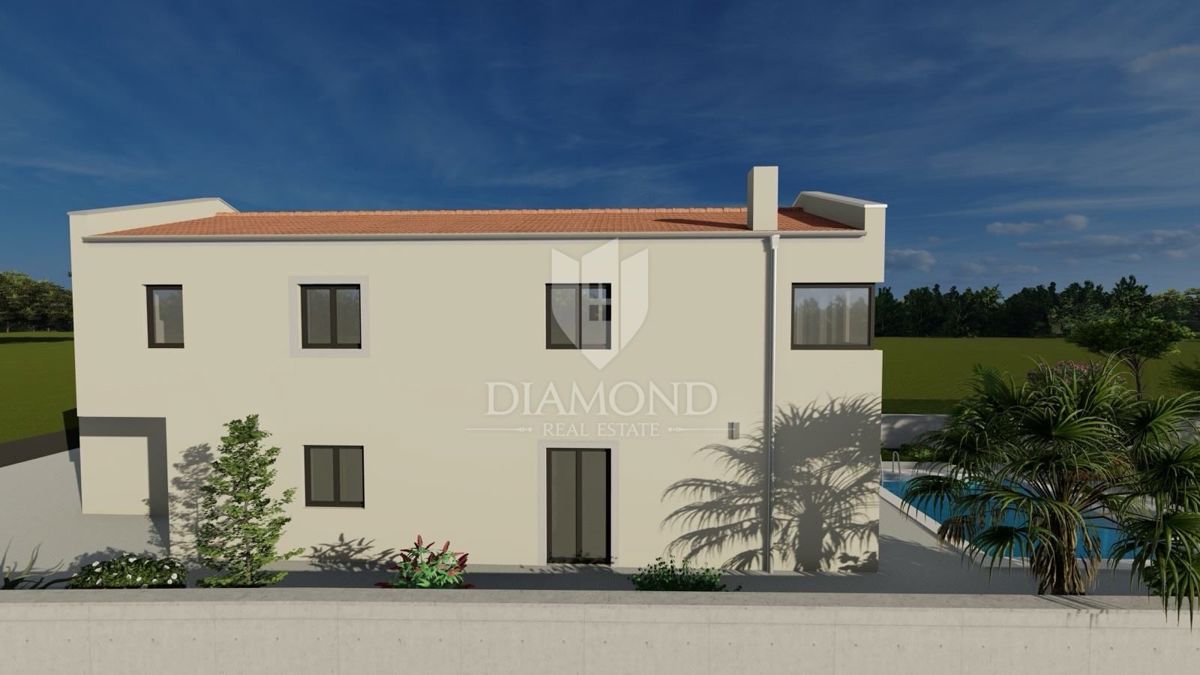 Casa moderna con piscina vicino a Pola