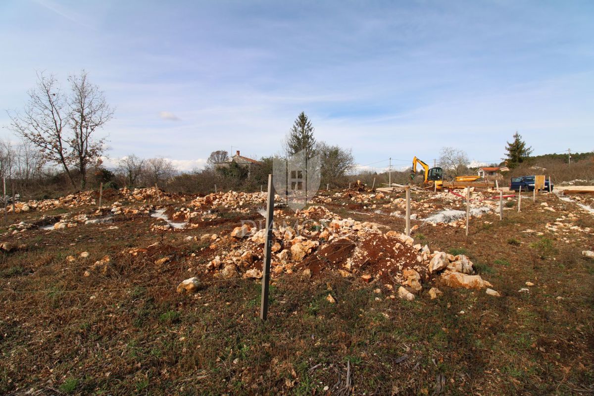 Labin, dintorni, moderna casa a un piano, nuova costruzione