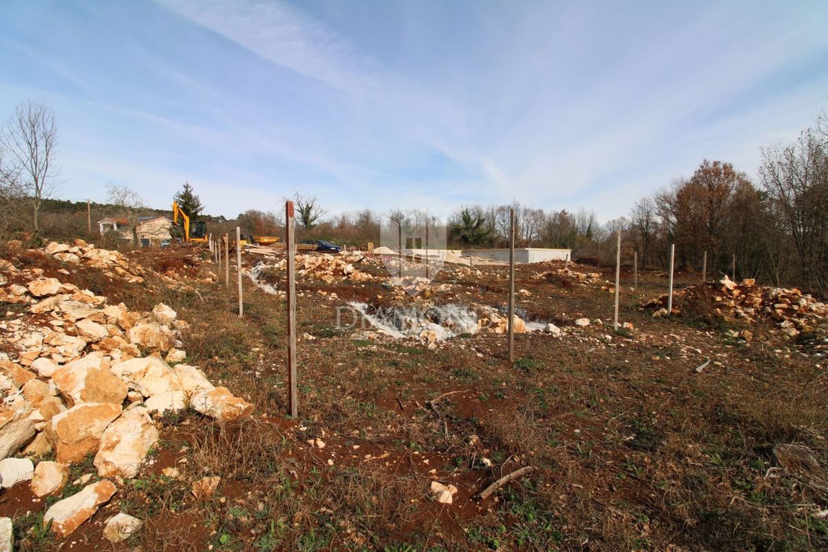 Labin, dintorni, moderna casa a un piano, nuova costruzione