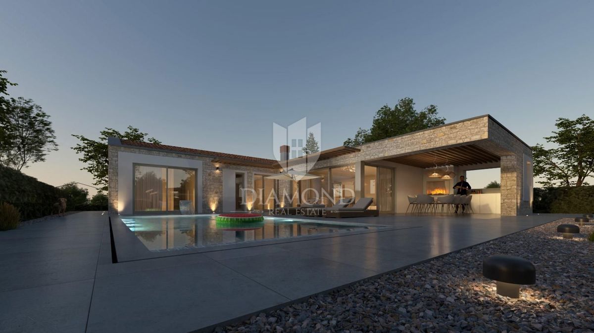 Poreč, dintorni, moderna casa smart con piscina