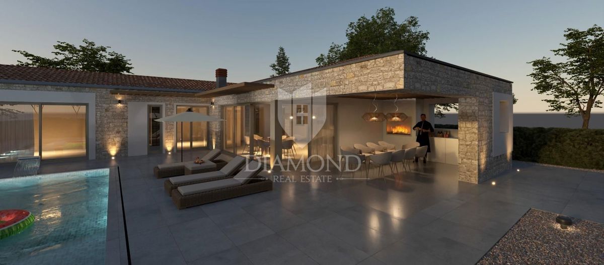 Poreč, dintorni, moderna casa smart con piscina