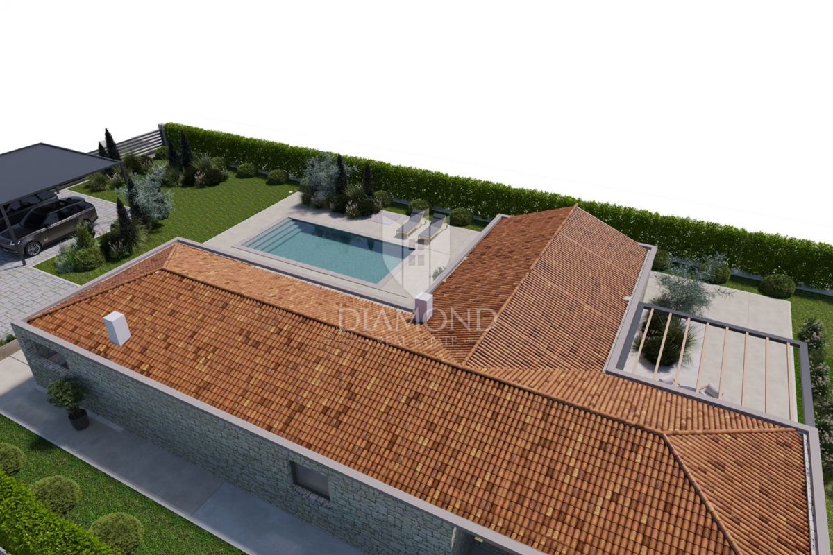 Poreč, dintorni, moderna casa smart con piscina