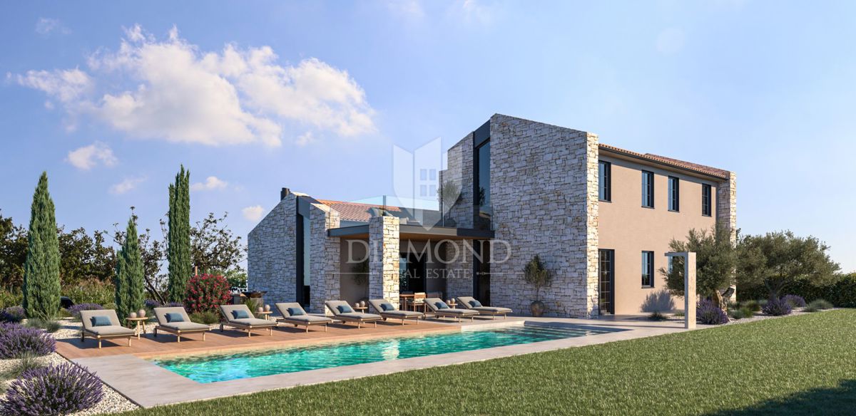 Poreč - Dintorni - Terreno edificabile 846 m² con progetto e permesso