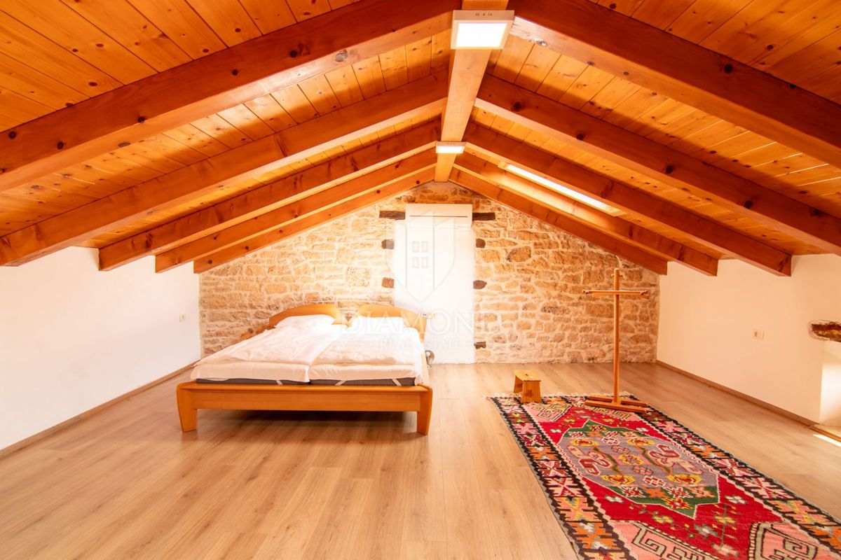 Barban, autentica casa in pietra istriana nel centro