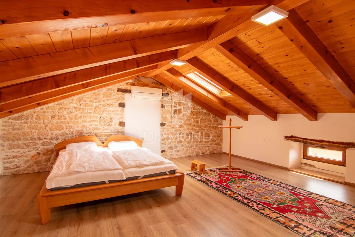 Barban, autentica casa in pietra istriana nel centro