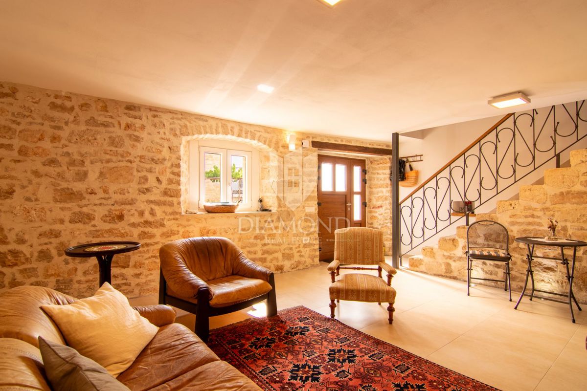 Barban, autentica casa in pietra istriana nel centro