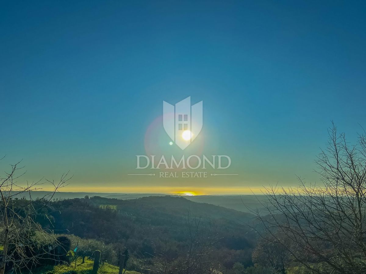 Buje dintorni, casa in pietra con una bellissima vista!