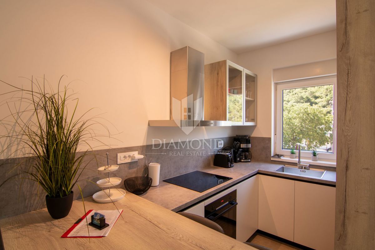 Labin, dintorni, 1a fila al mare, appartamento in un nuovo edificio