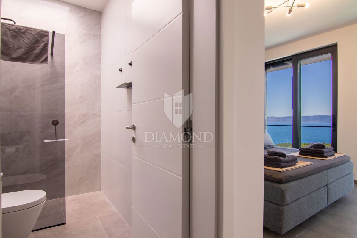 Labin, Rabac Villa moderna con vista mare