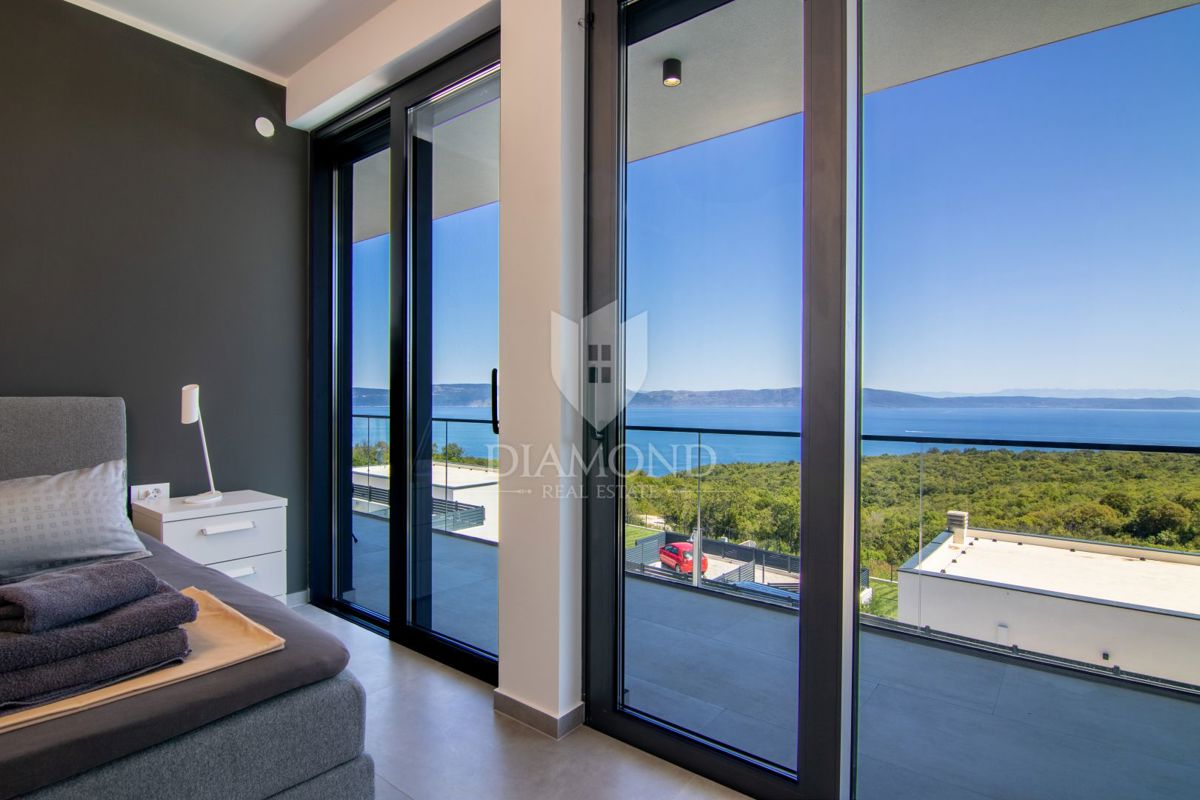 Labin, Rabac Villa moderna con vista mare