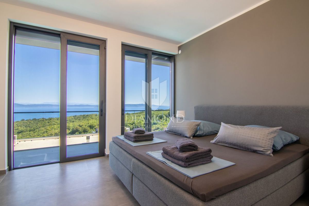 Labin, Rabac Villa moderna con vista mare