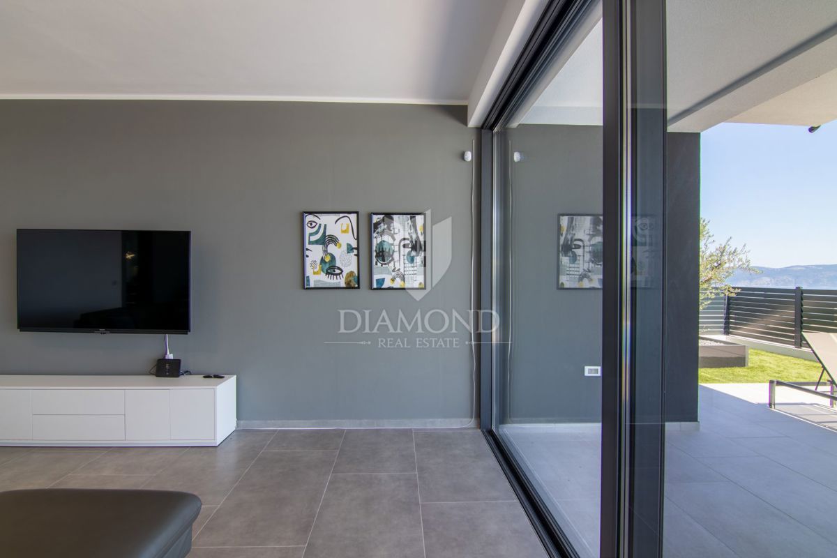 Labin, Rabac Villa moderna con vista mare