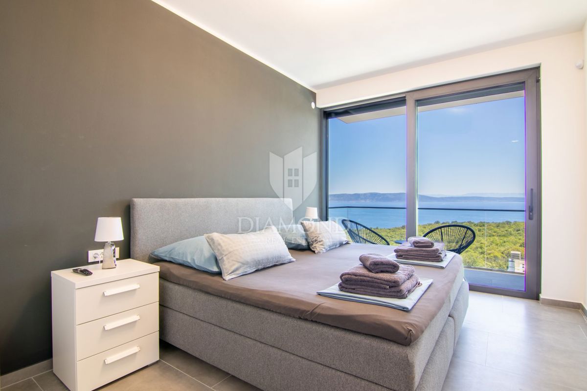 Labin, Rabac Villa moderna con vista mare