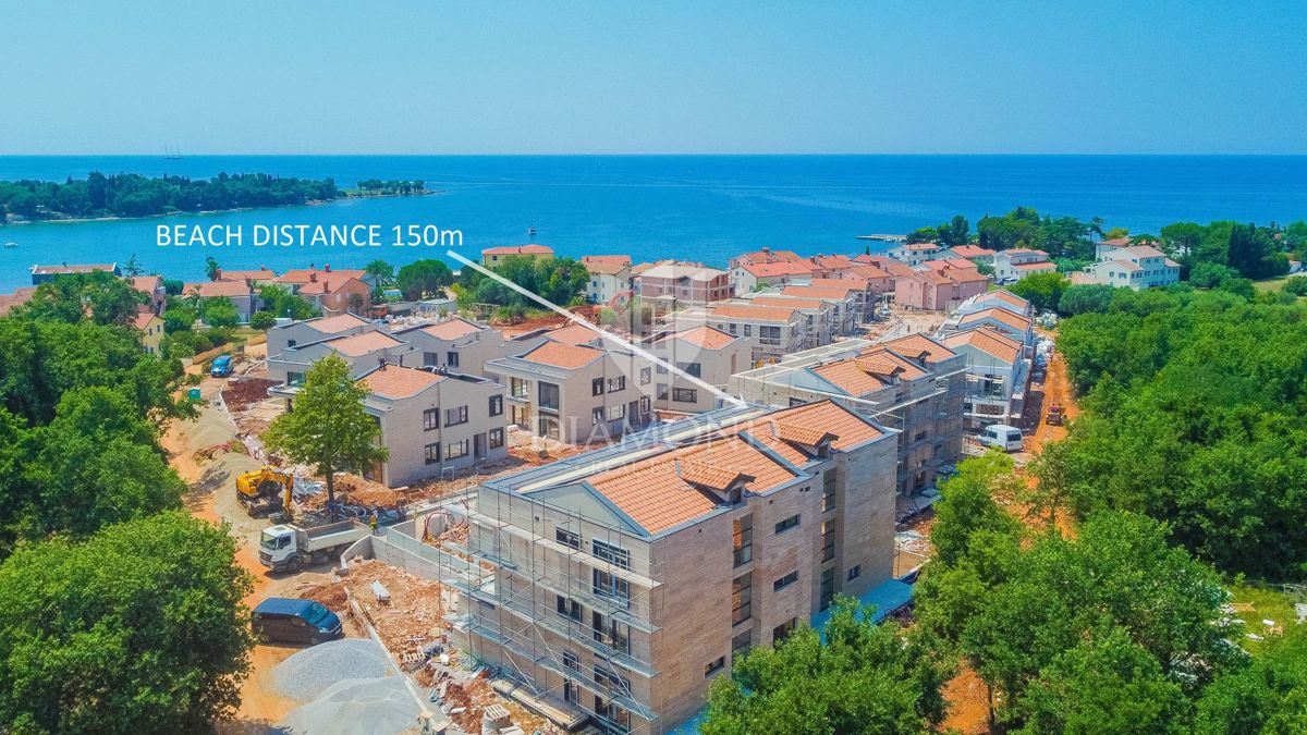 Cittanova, dintorni! Appartamento in un resort a 100 m dal mare!