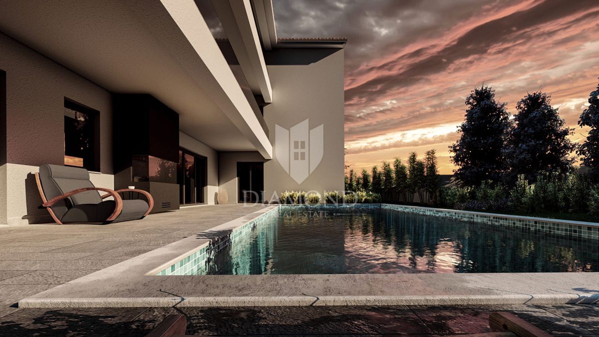 Terreno attraente con permesso di costruzione a Banjole - vicino al mare e al centro