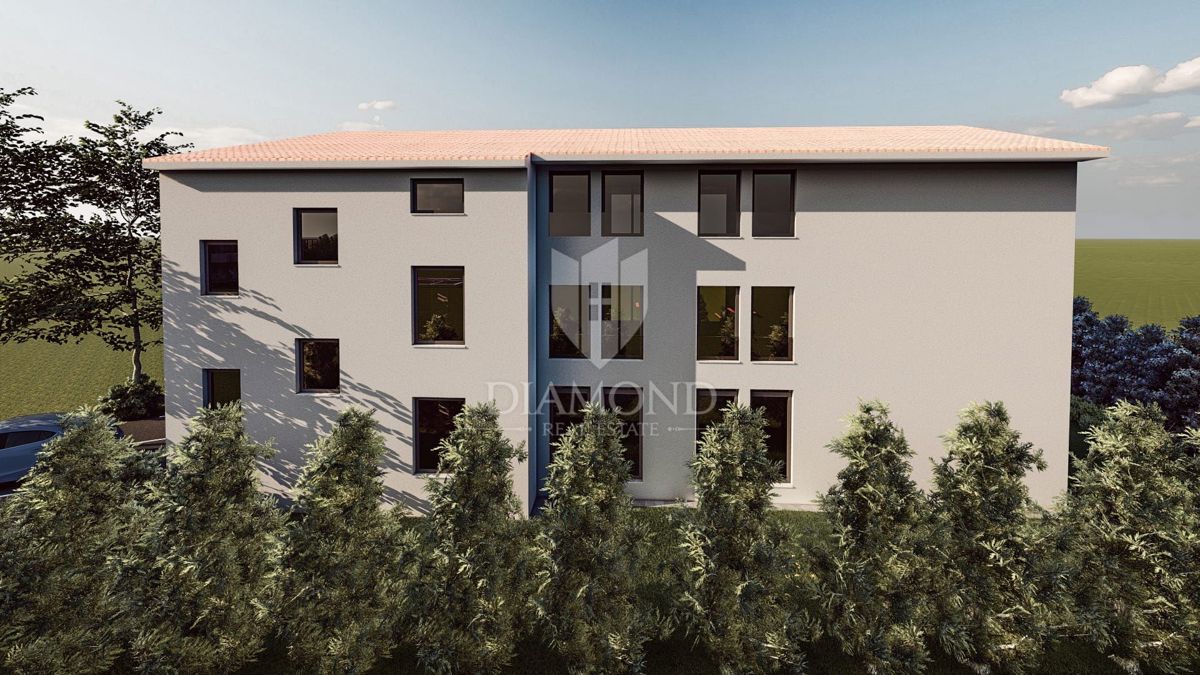 Terreno attraente con permesso di costruzione a Banjole - vicino al mare e al centro