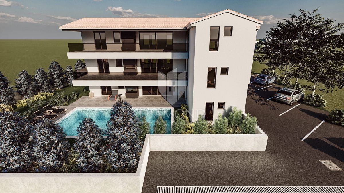 Terreno attraente con permesso di costruzione a Banjole - vicino al mare e al centro