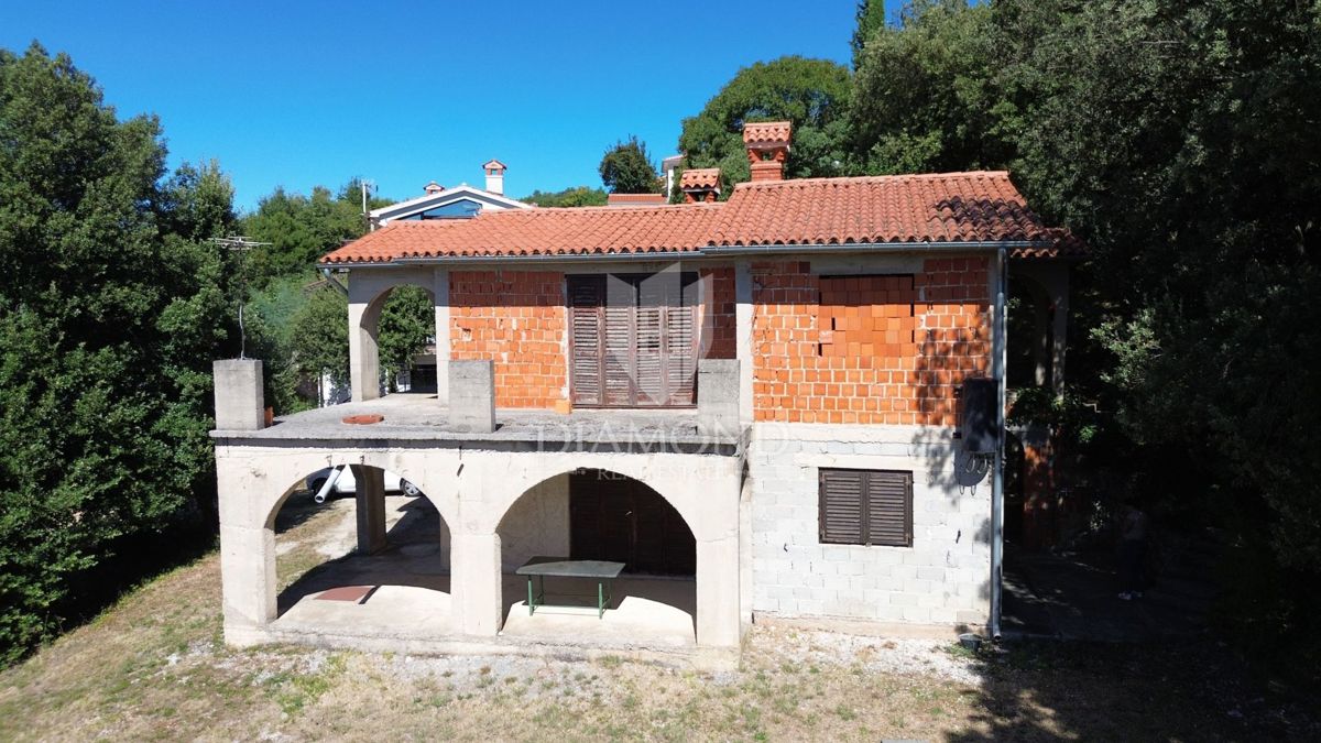 Rabac, Labin, dintorni, casa con vista mare