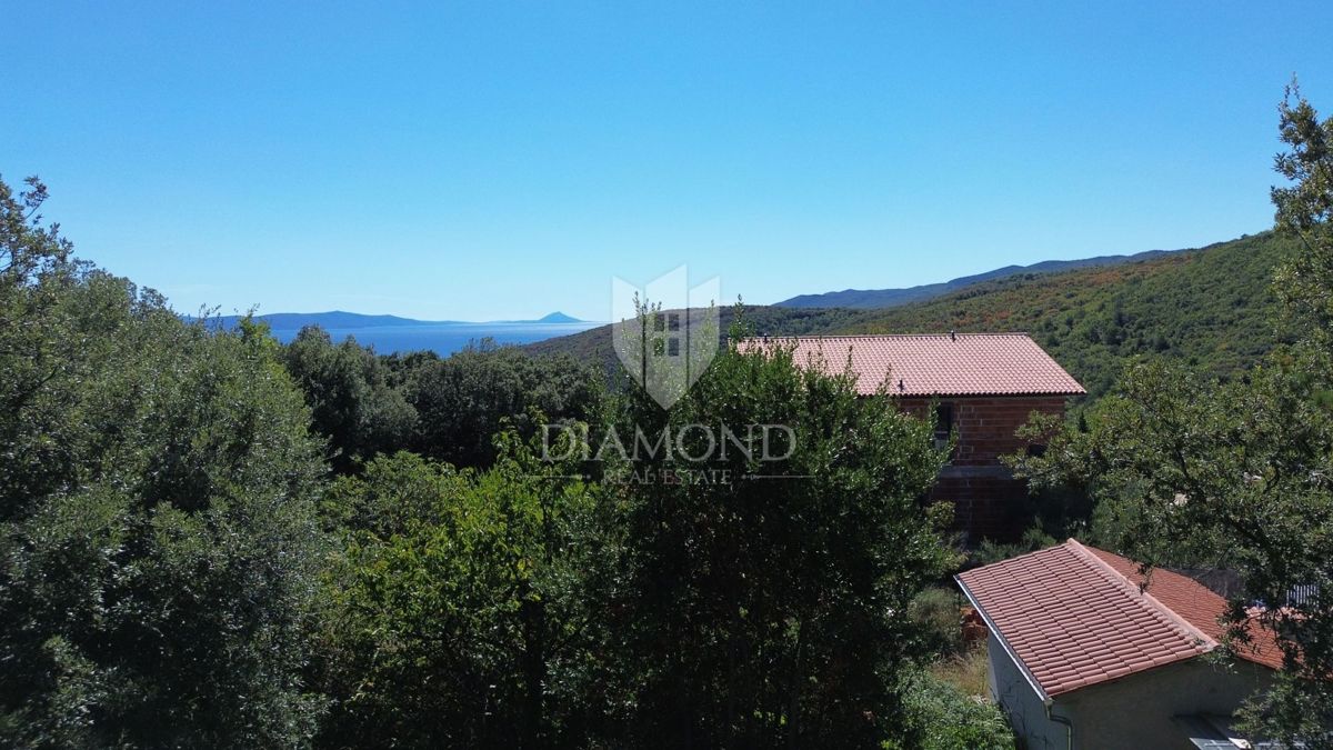 Rabac, Labin, dintorni, casa con vista mare