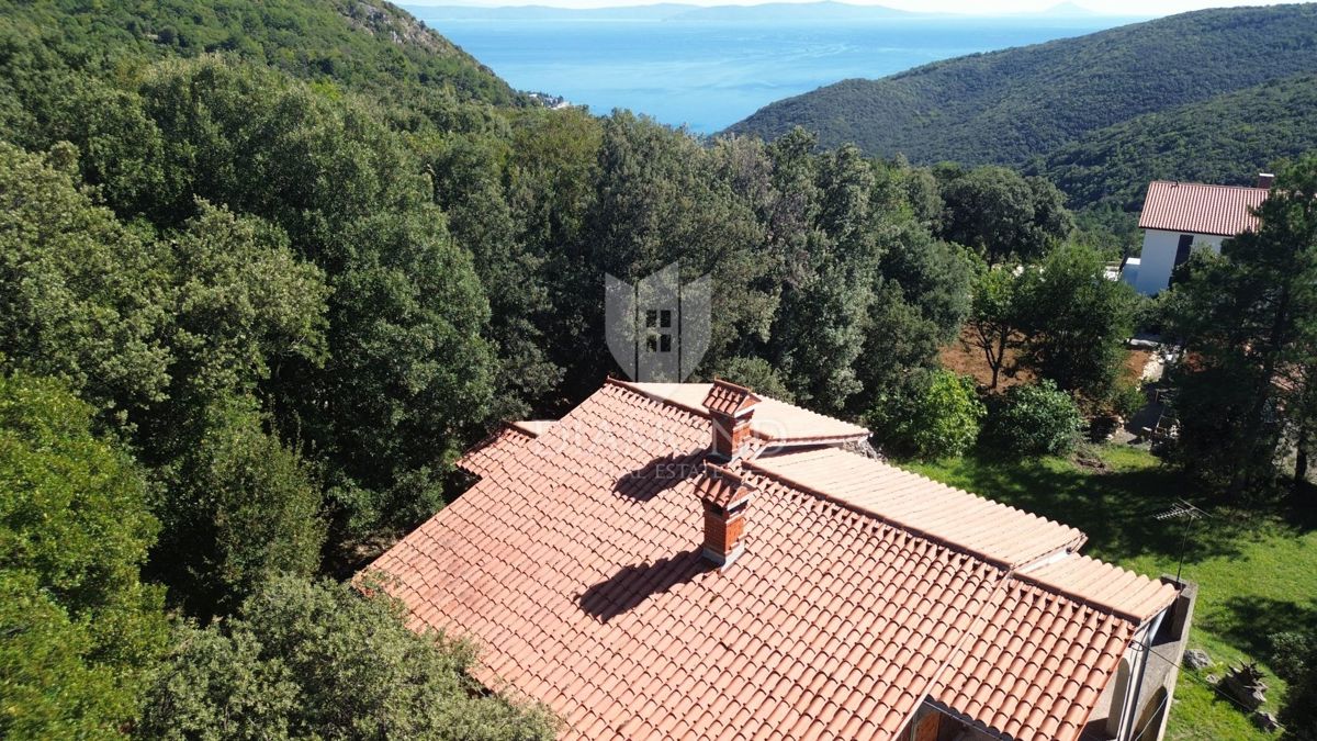 Rabac, Labin, dintorni, casa con vista mare
