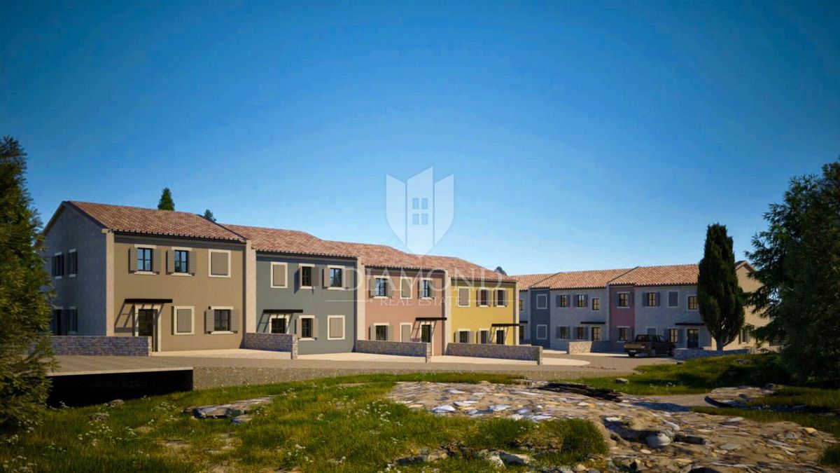 Ottimo appartamento con due camere da letto e balcone vicino a Rovigno