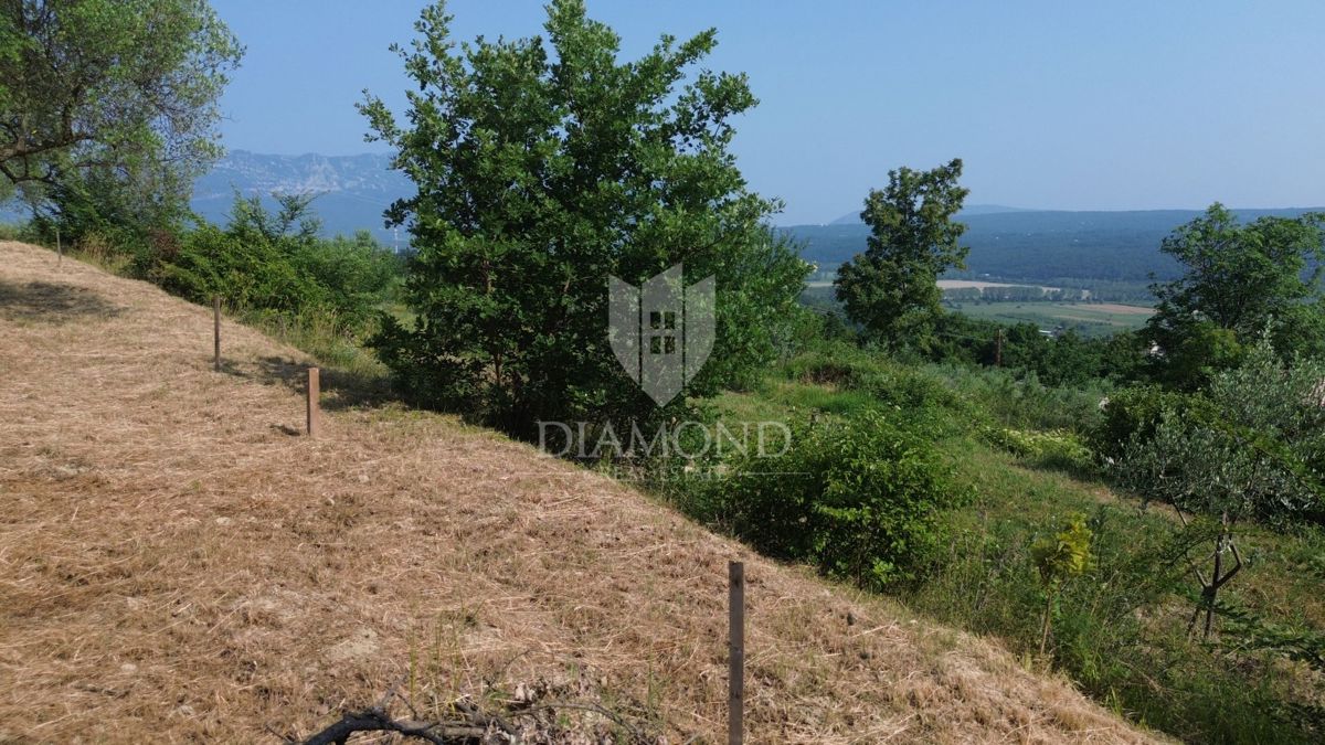 Istria, terreno isolato con permesso di costruire valido