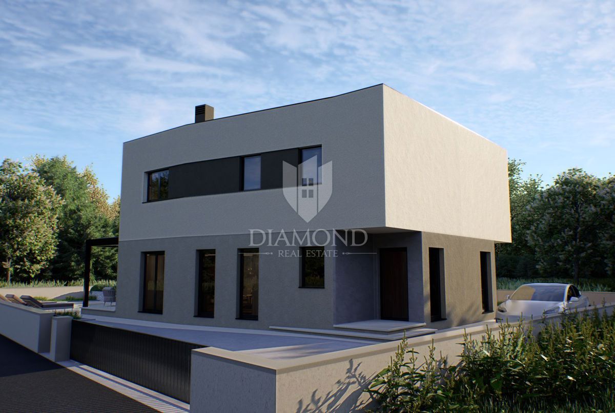 Nuova casa con piscina a Ližnjan - ideale per vivere o investire