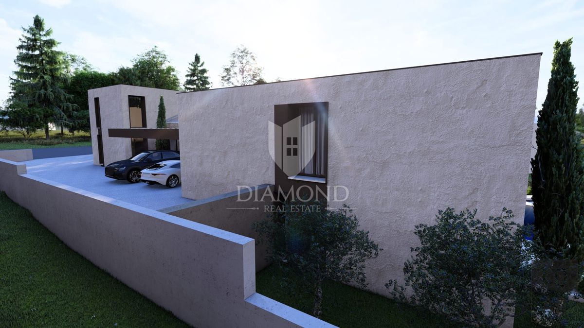 Cittanova, dintorni, casa moderna di 140 m2 con piscina