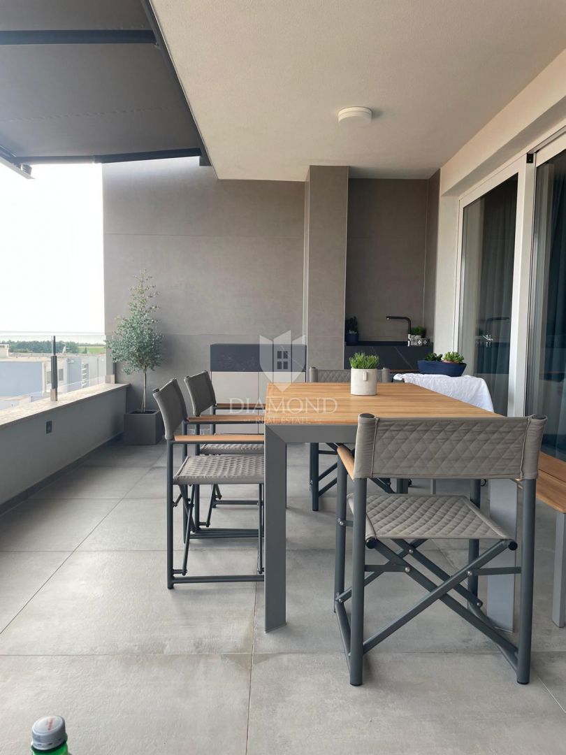 Cittanova, moderno appartamento di 100m2 con una splendida vista sul mare!