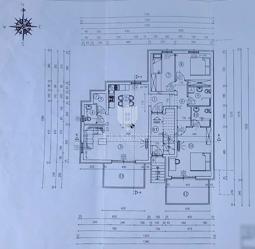 Appartamento Podmurvice, Rijeka, 114,22m2